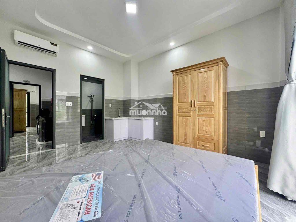 Cho thuê căn hộ mới xây 100% dt 25m2 có ban công ful nội thất q12 - 3