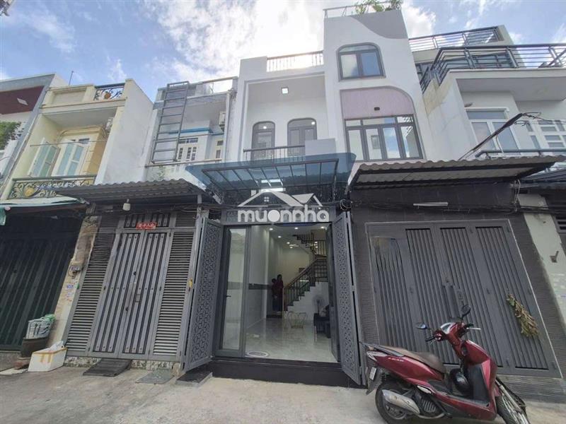 Nhà 3 tầng hương lộ 2 - bình trị đông 4pn - hẻm xe hơi - không lộ giới