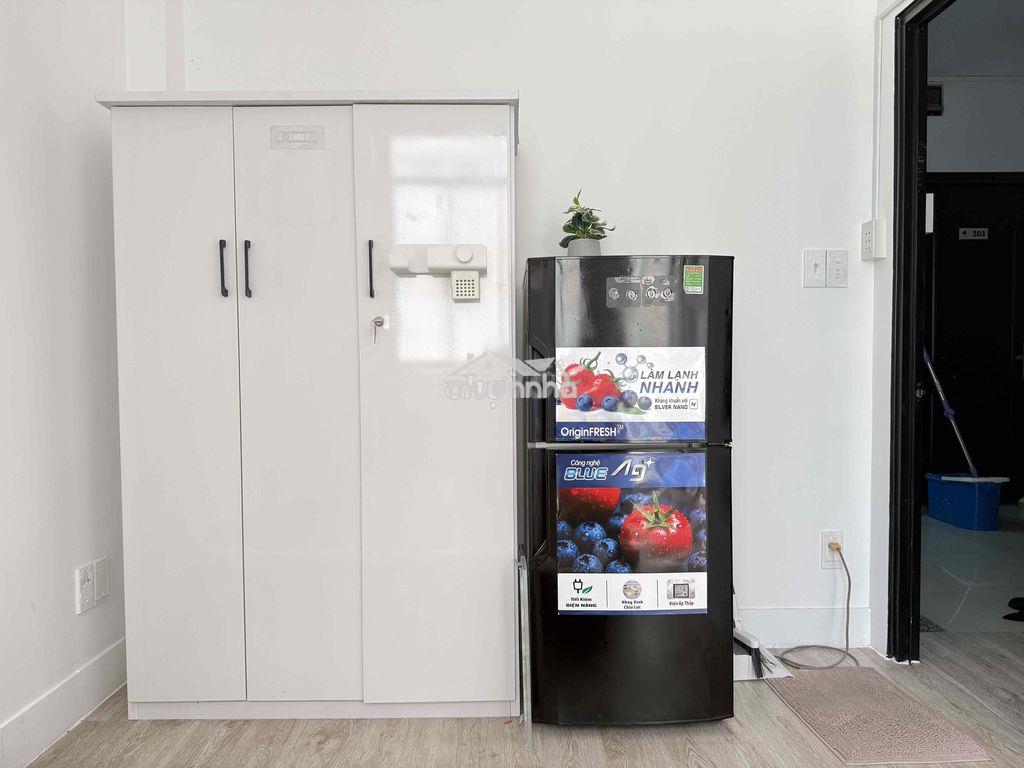 Phòng đầy đủ nội thất, tách bếp, bancol - gần đh y dược, bv chợ rẫy - 4