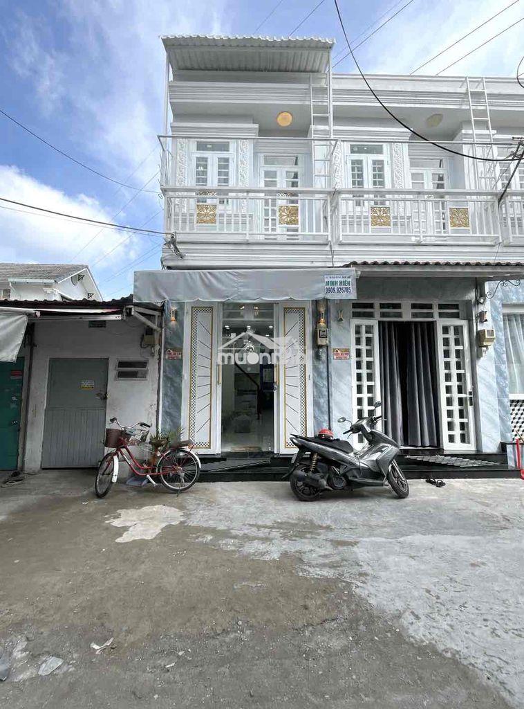 Nhà hẻm trước nhà 6m ô tô đậu cửa ngày đêm dt:3x9m 2tầng 2pn quận 7 - 2