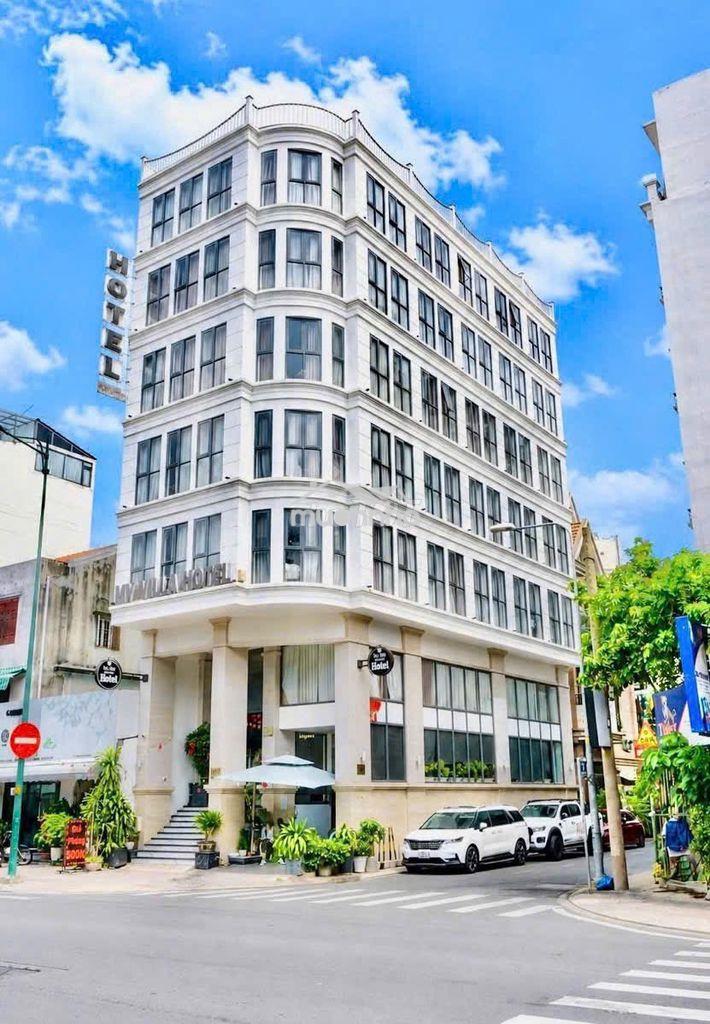 Cho thuê khách sạn góc 2mt bạch đằng 6x20m 6tầng st 27pn