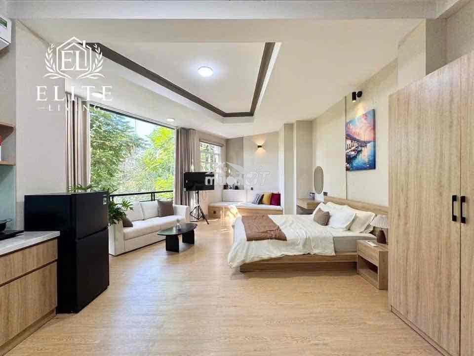 Studio cửa sổ trời ban công full option mặt tiền đường xa lộ hà nội - 2