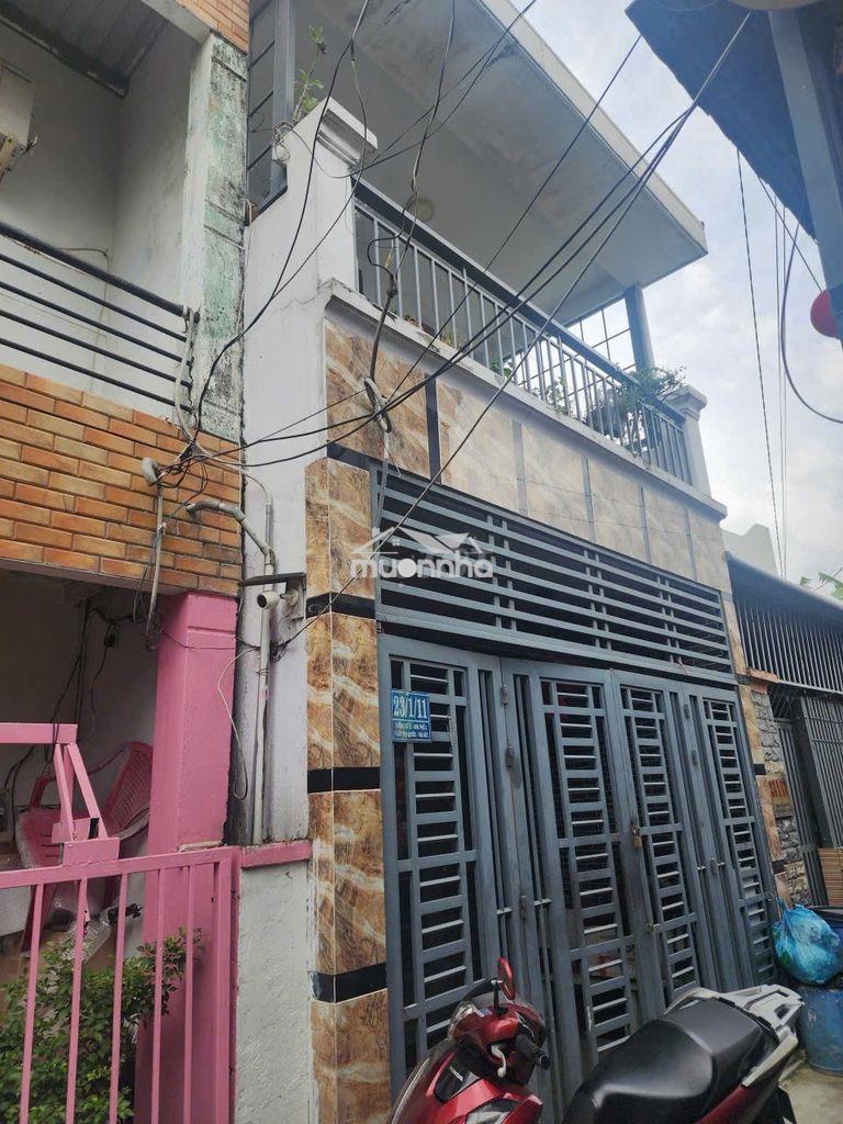 Nhà 1 lầu đúc: ngang 4m x 15m, hẻm đường 12, p. hbp