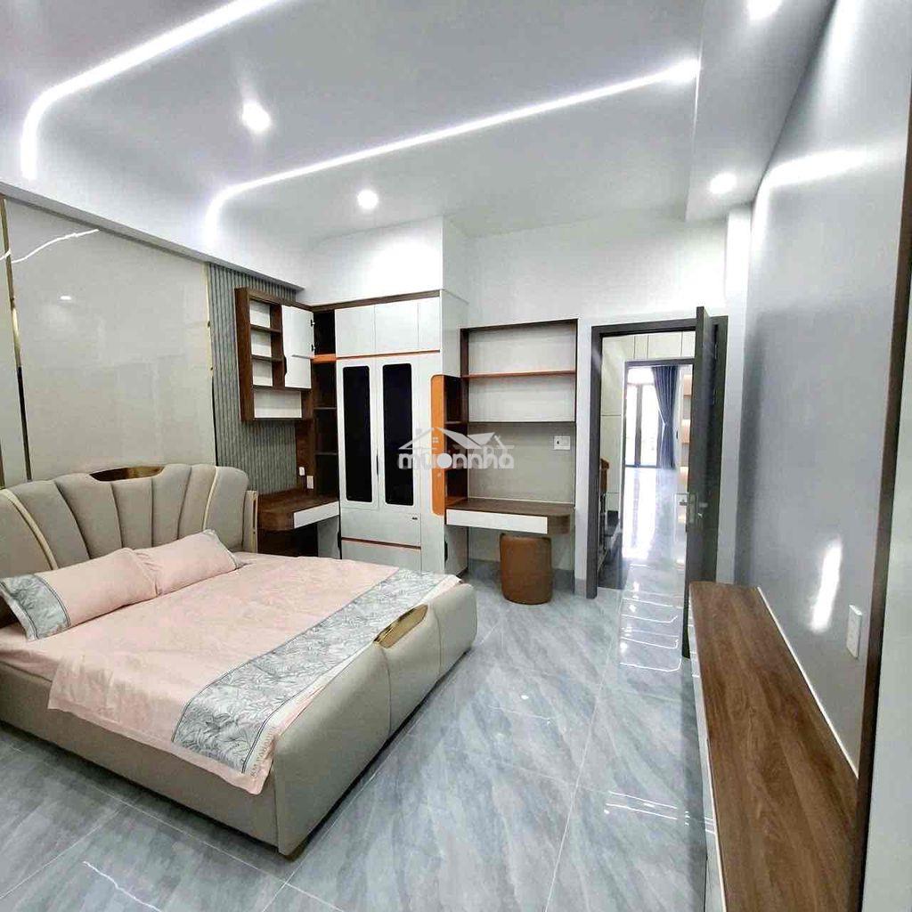 Nhà 2 lầu 1 trệt bình chuẩn,thuận an,có sẵn nội thất, nhà mới,đường 7m - 3