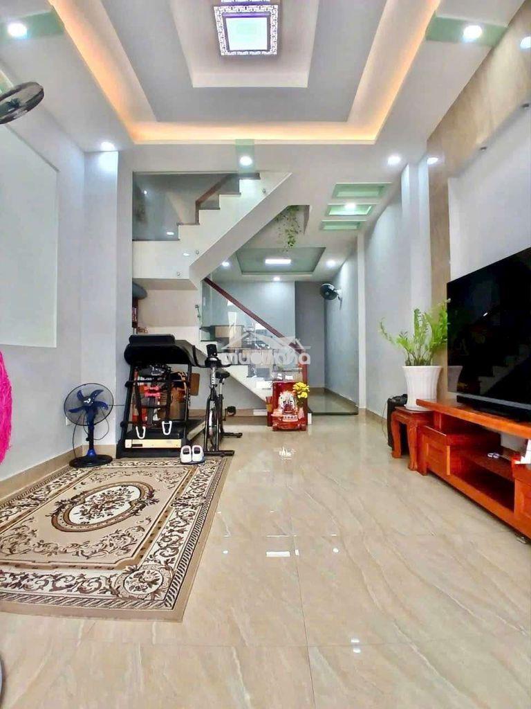 Cho thuê nhà 3tầng hxh - full nt-ngô chí quốc- bình chiểu.3pn/sẵn 2ml