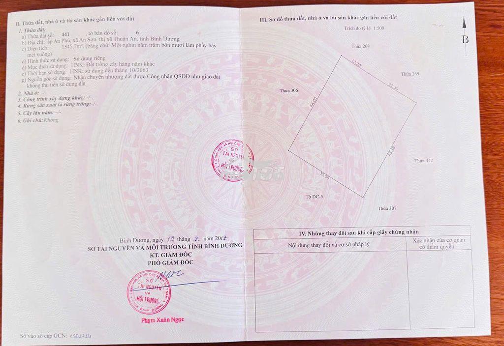 Bán 3.600 mét anh sơn thuận an bình dương - 2