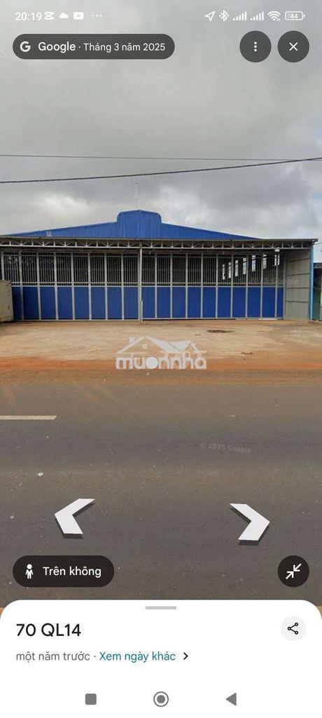 Bán 9500m2 có kho 3000m2 mặt tiền ql 14 - 2
