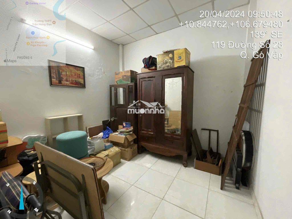 Cho thuê nhà một sẹc đường 28: 3.2x8,5 đúc 1t1l - 3