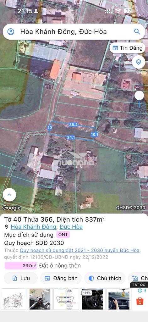 Đất nền full thổ cư đức hoà long an. - 3