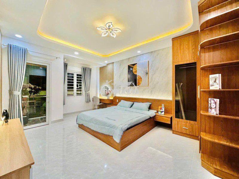 Hơn 5 tỷ - nhà gò vấp - đường lớn, 4t bề thế, nội thất nhập, ngay p16 - 2