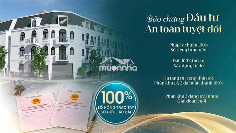 Đất nền sổ đỏ lõi tthc thủ thừa - sát coopmart chỉ với 280tr