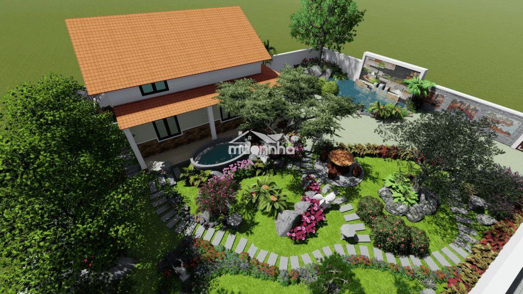 Đất full thổ 609m2 mt xe hơi xã tân chánh rẻ 700tr - 3