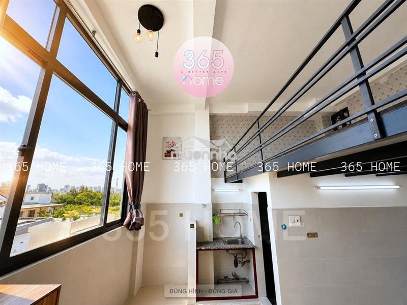 Phòng gác c.sổ lớn + máy lạnh sạch sẽ, khu nhà trọ đẹp