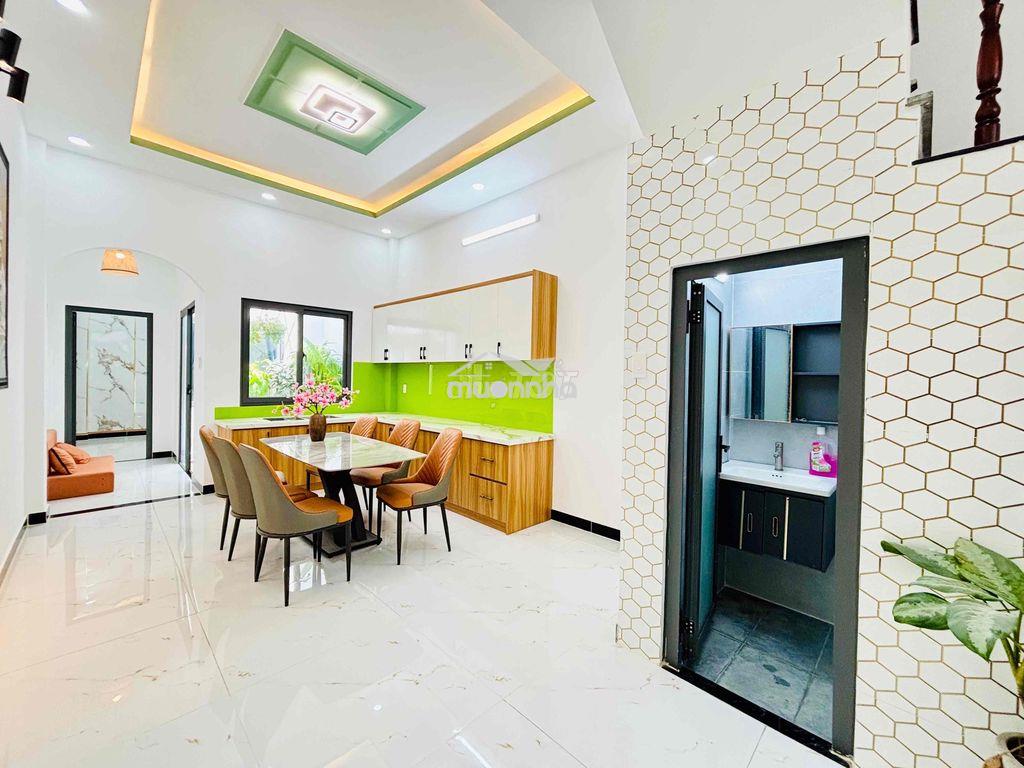 Bán gấp nhà mới 4x23m 1 trệt 2 lầu st 4pn 4wc full nội thất cao cấp - 4