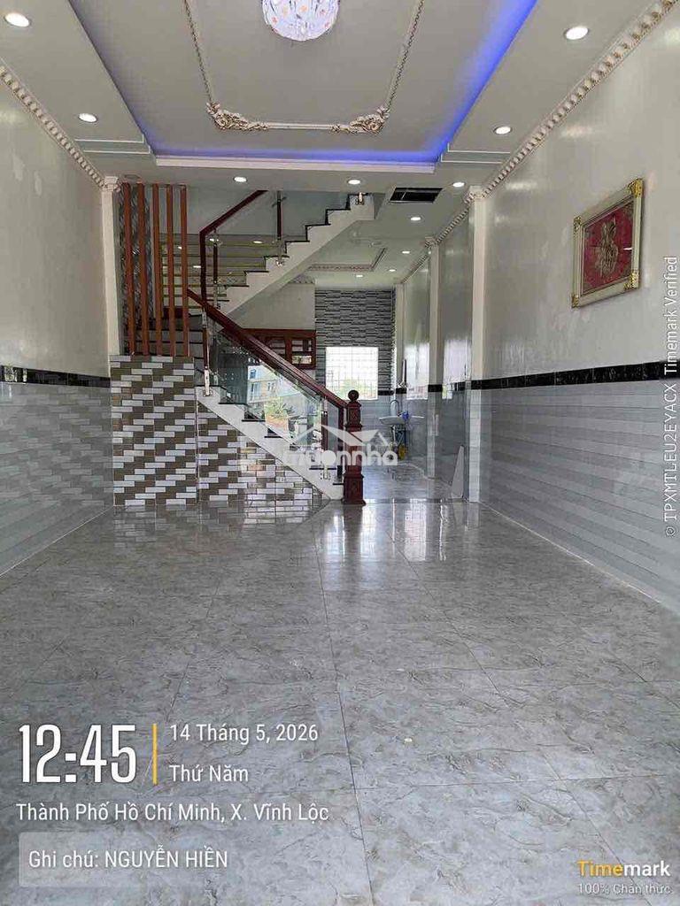 Nhà đẹp 4*14m 3pn hẻm 5m ô tô 2/ ngắn liên ấp 234 vĩnh lộc a