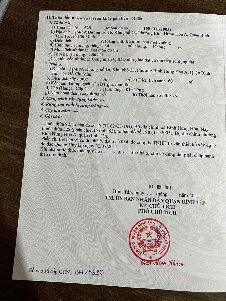 Nhà giá rẽ bình tân - 3