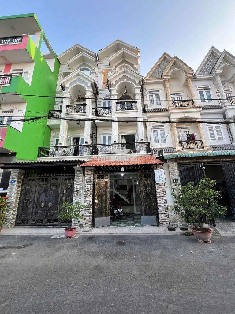4x17m 3 lầu 4pn 4wc đường thông 6m hà huy giáp, gần cầu ô đụng 