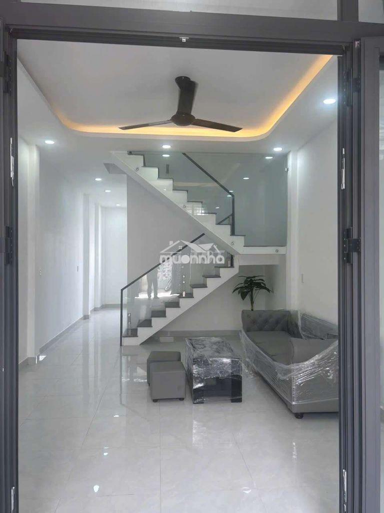 Nhà nc mới ken sát mt 4x16 tr 1 lầu 3pn  hà huy giáp p.ăn phú đông q12