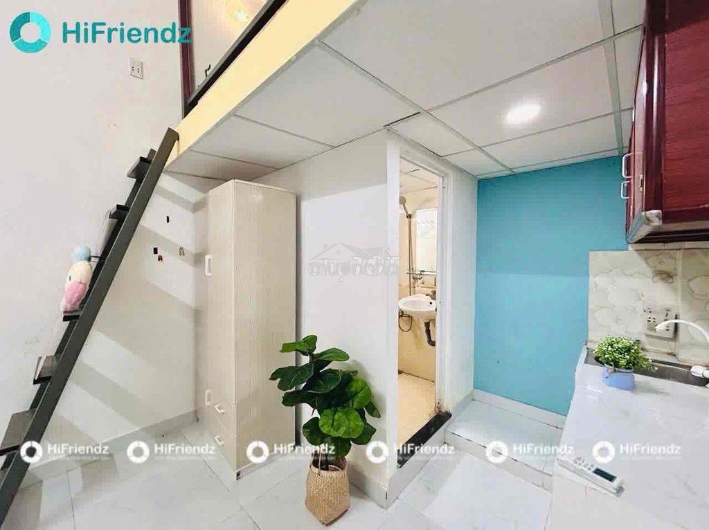 Cho thuê phòng gác lửng sẵn nội thất - gác cao cách - nhà thang máy - 3