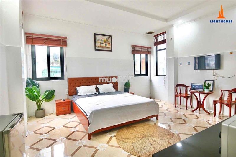 Studio nhiều cửa sổ thoáng nội thất gàn cầu vượt ba tháng hai quận 10