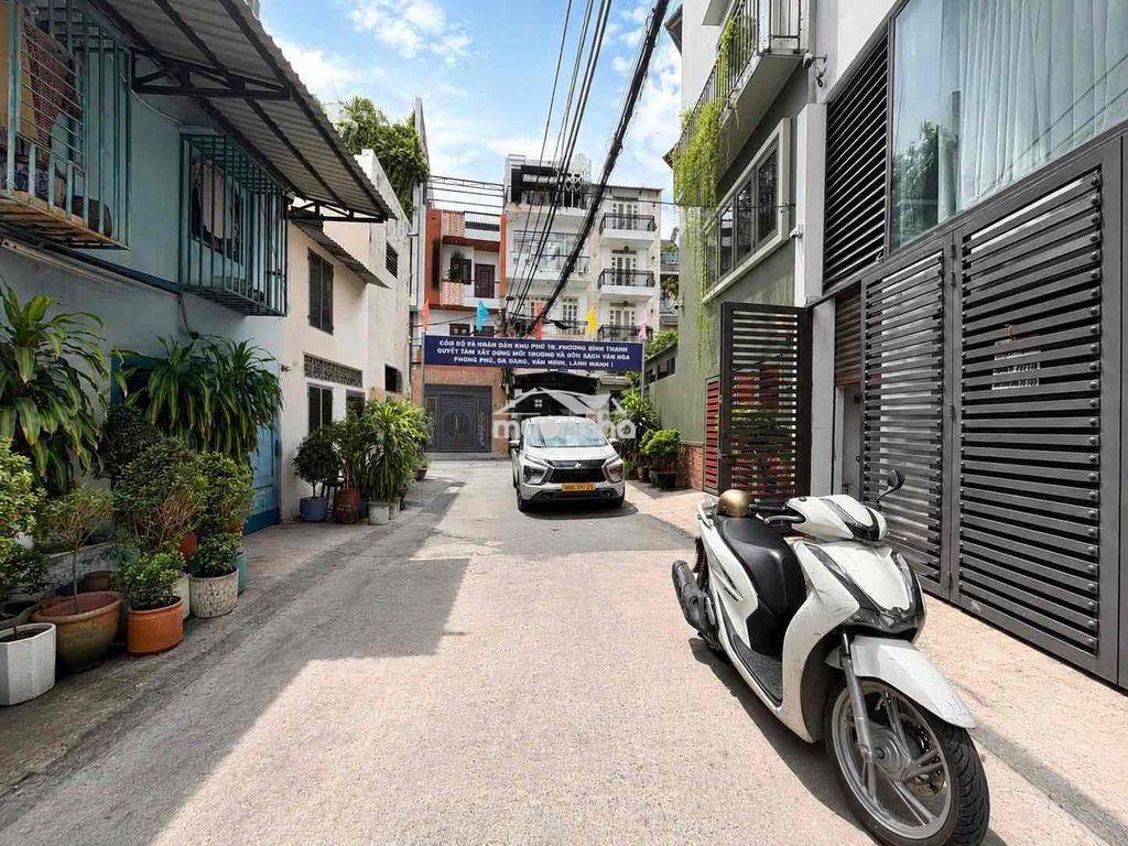 Bán nhà hẻm xe tải thông bình thạnh, 80m2 (4.8m x 17m), 4 tầng - 2
