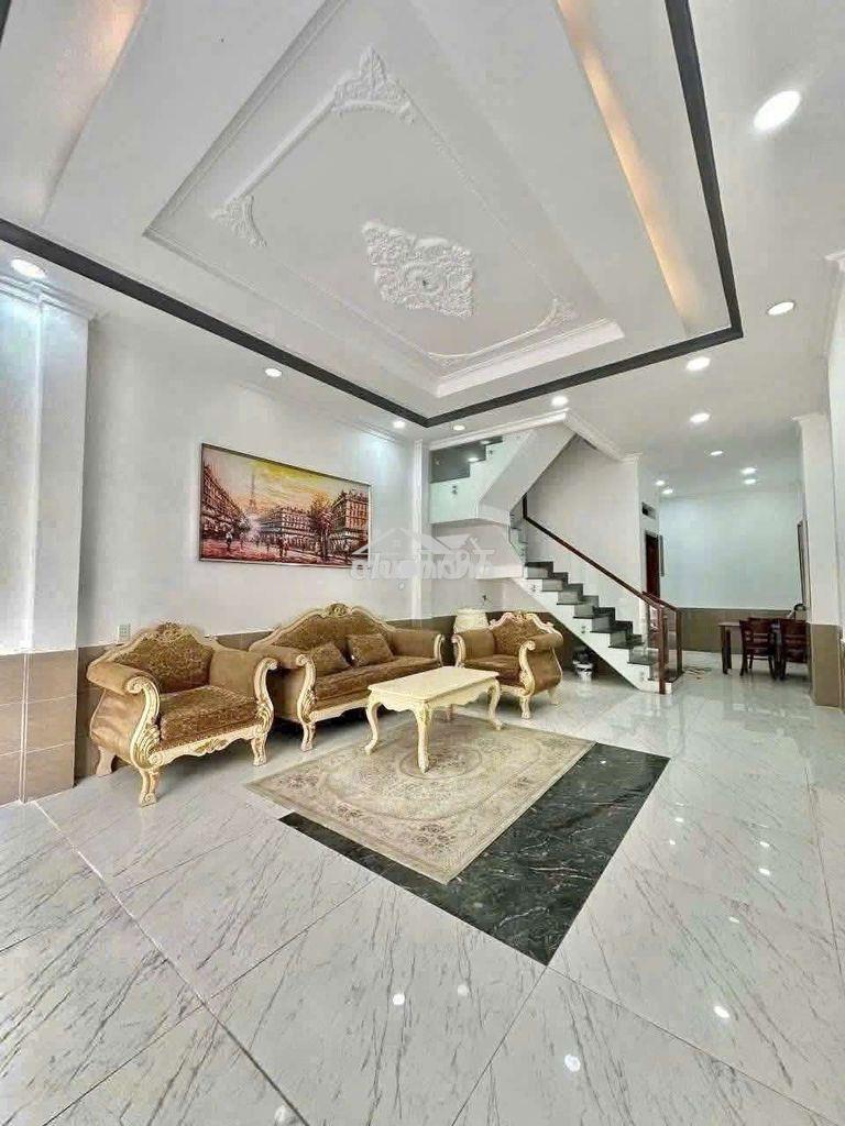 Cho thuê nhà 1 trệt 3 lầu 4pn 5wc hẻm xe hơi kdc hoàng quốc việt - 2
