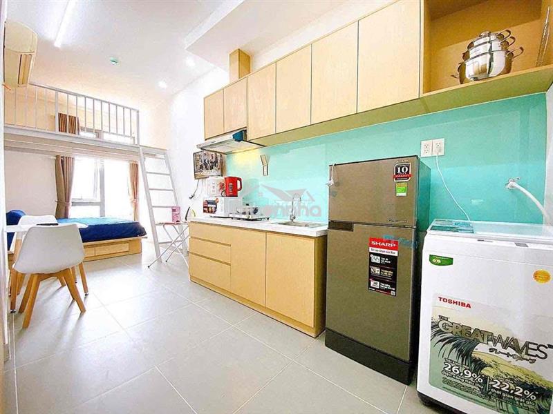 Duplex cao cấp full nội thất phù hợp ở 2-3 người cửa sổ trời quận 8