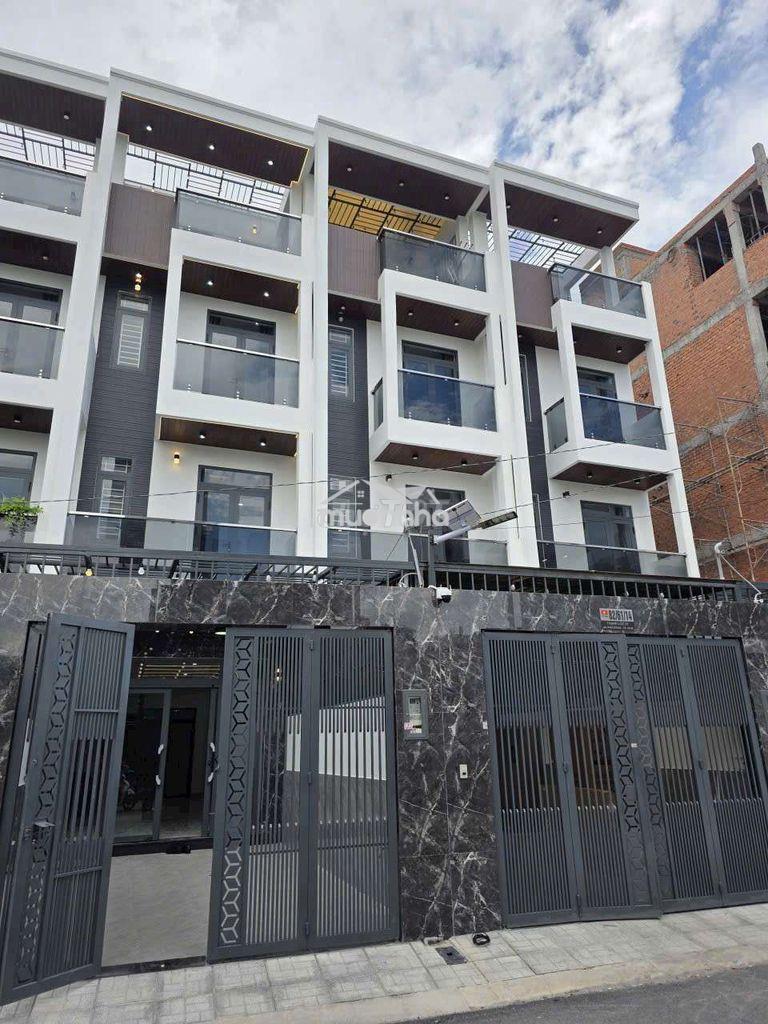 Cho thuê nhà đẹp nguyễn oanh giáp q. 12;(4x20m)4 tầng-4pn6wc-gia 17tri