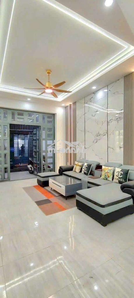 Nhà mới có nội thất như hình (ko máy lạn) 4pn 3wc.hẻm thông ôtô - 2