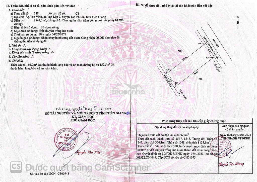 Bán đất đường nam kênh 3 đã có sẵn 300m2 thổ cư - 2