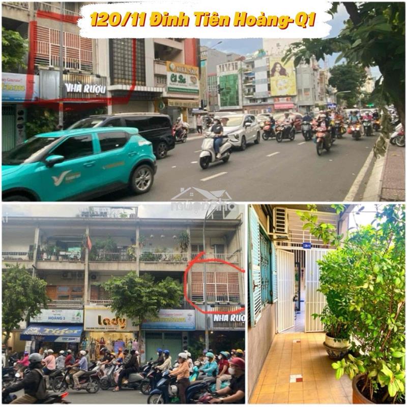 Cho thuê cc 120e/11 đinh tiên hoàng,phường tân định