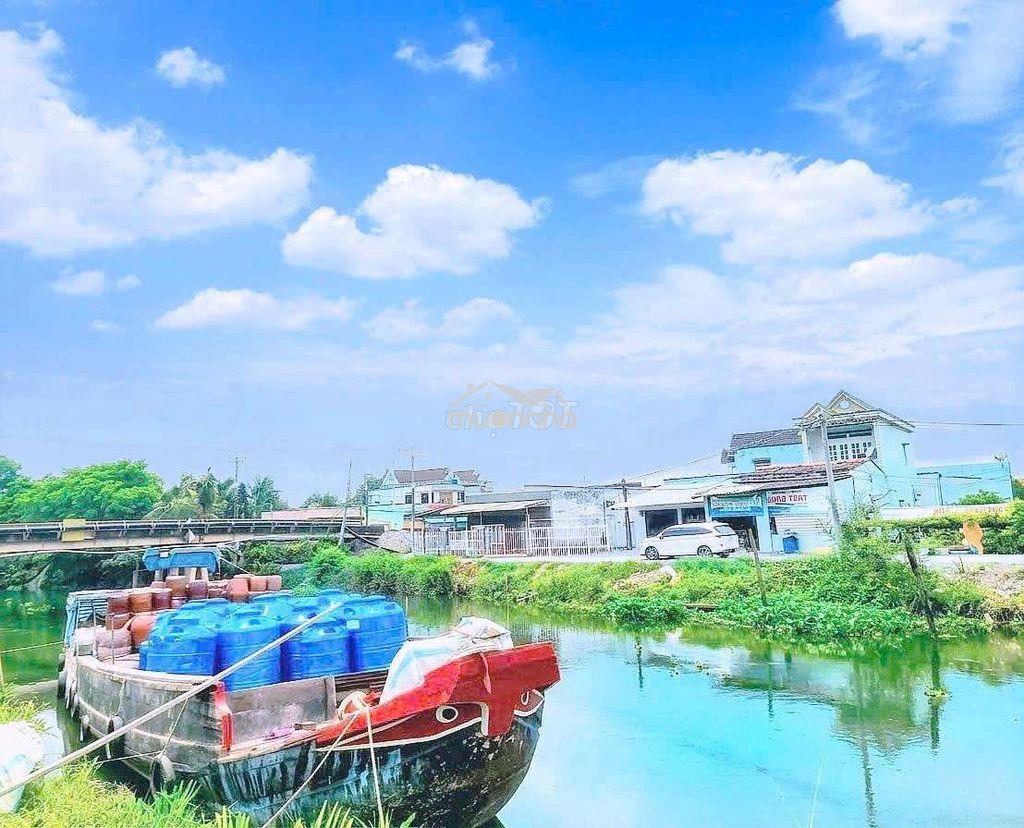 Hàng vip, chỉ 810tr sở hữu 550m² đất vườn view sông vàm cỏ - 2