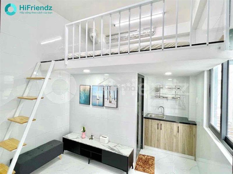 Phòng trọ siu xinh giá rẻ gần bx q8 - thang máy, hầm xe sẵn máy lạnh