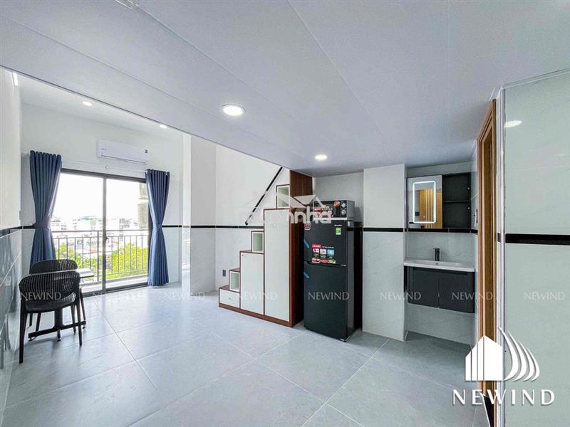 Căn hộ gác cao mới xây 100% - sân thượng có quán cà phê view cực chill