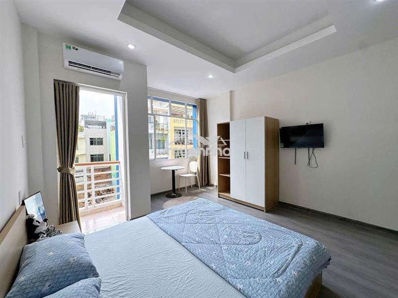 Cho thuê căn hộ 1pn có ban công thoáng, gần chợ nhị thiên đường quận 8