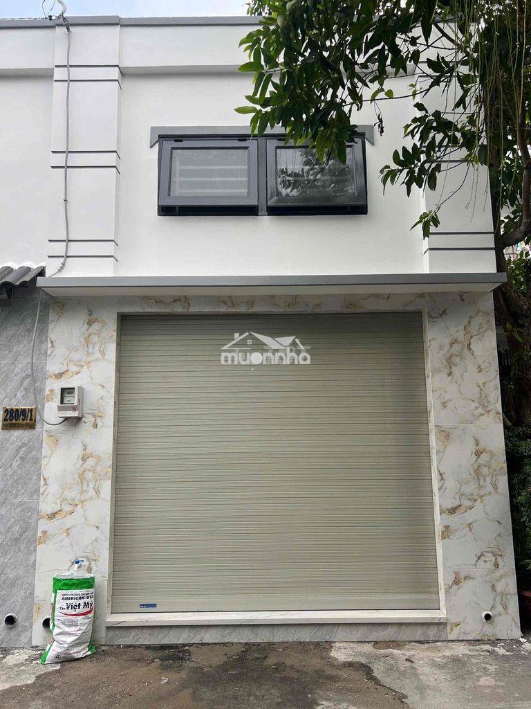 Nhà 1 lầu hẻm 8m đường tx25 p thới an
