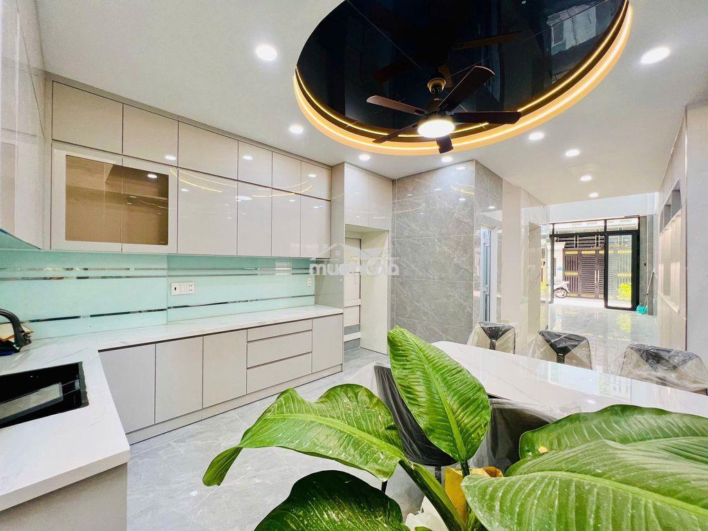 Nhà mới 6 lầu tân hòa đông (4x15m có thang máy) hẻm 7m gần chợ phú lâm - 4