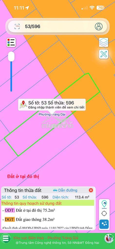 Bán đất thổ cư 113m2 kp5a trảng dài - giá 3350 gần đường nguyễn khuyến - 4