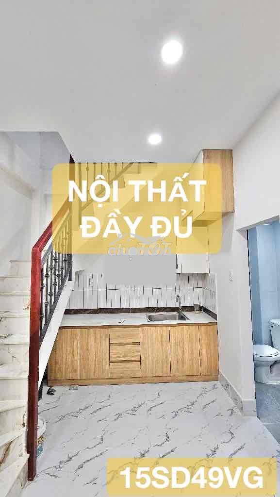Lô góc khu quang trung, phan huy ích, 3 tầng, mới đẹp ở ngay, nhỉnh 3t - 2
