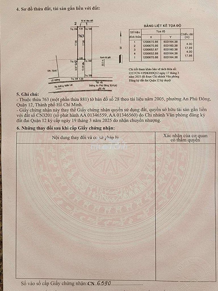 Mt apđ03, gần vl 100m, cầu sắt apđ 1km, tc 4x18m, nhỉnh 7 tỷ - 2