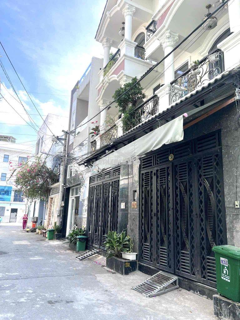 Cho thuê nhà cực rẻ 4 tầng /5pn hẻm oto kdc sông đà hiệp bình chánh