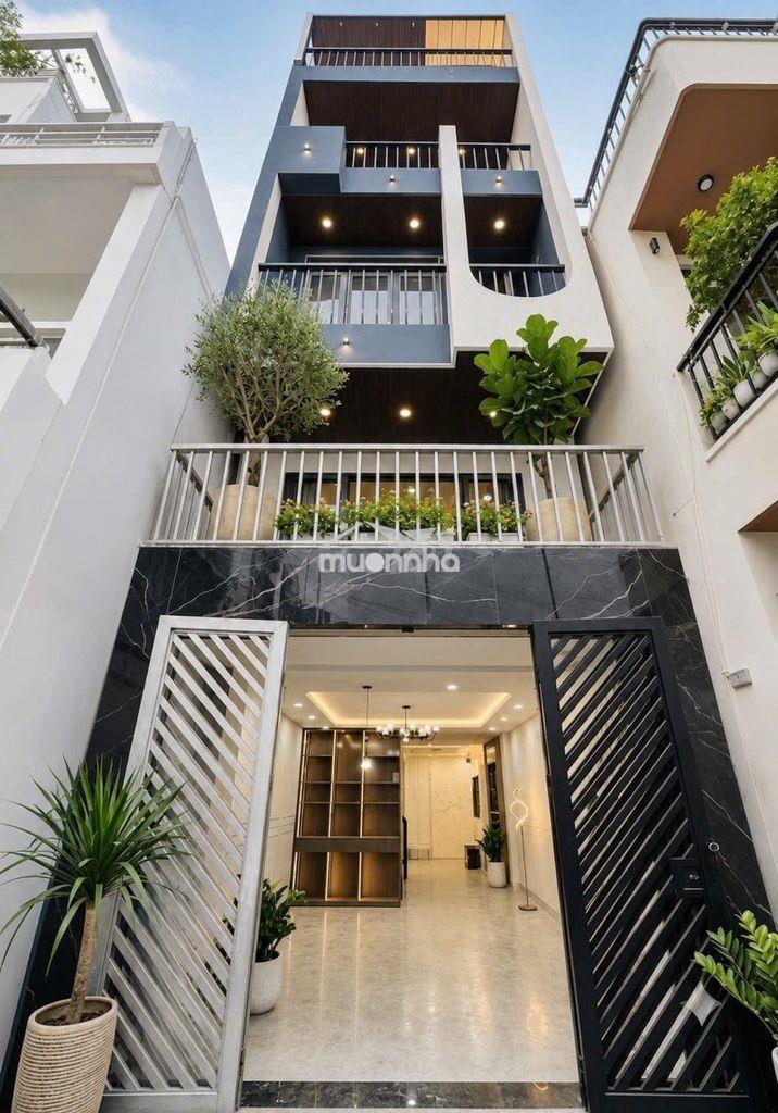 Siêu phẩm phú nhuận thang máy oto ngủ nhà 5 tầng 50m2 - full nội thất