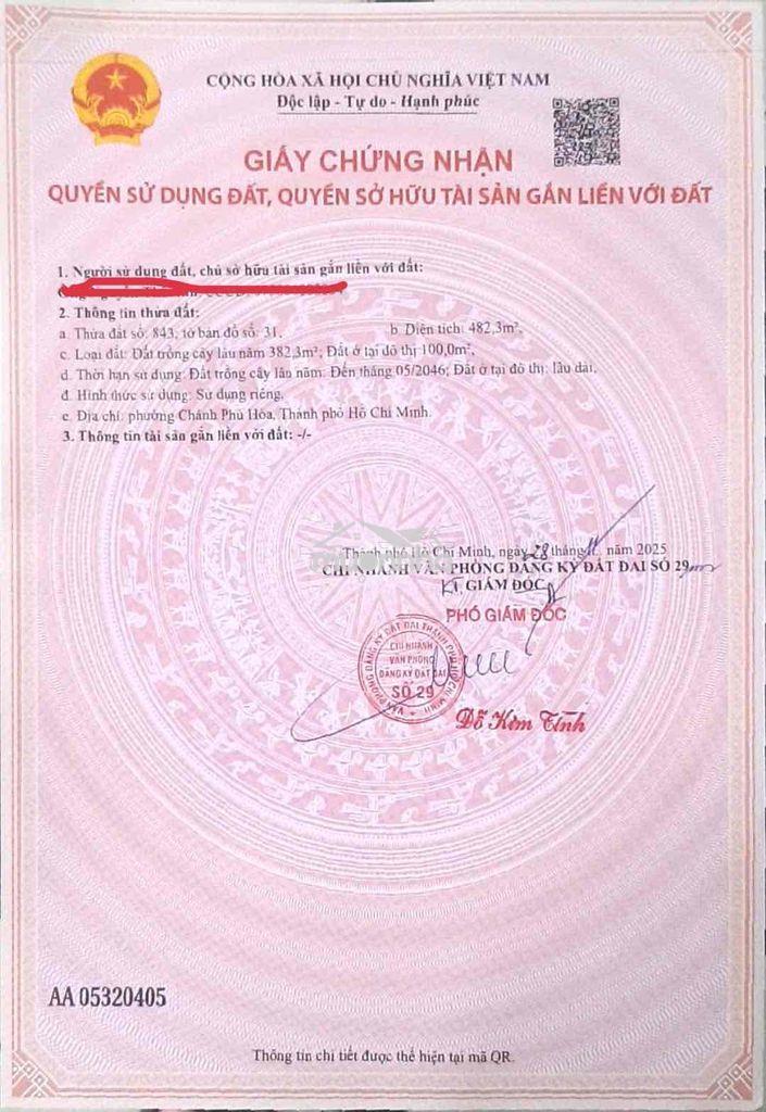 Đất chính chủ, bến cát - bình dương, thổ cư 100m2 - 3