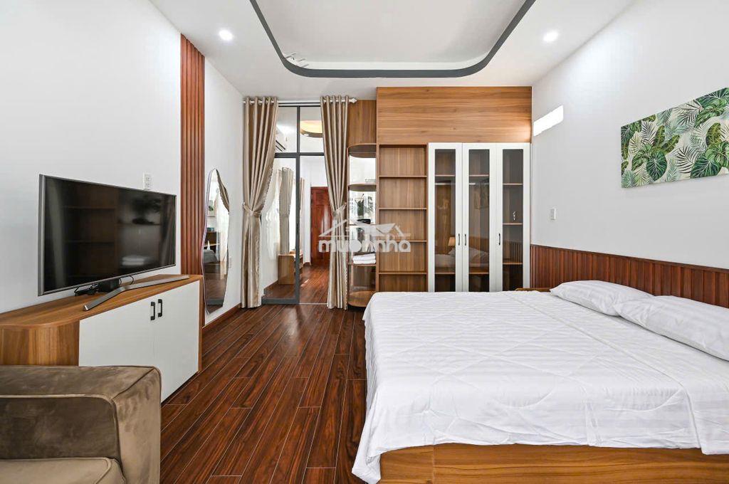 Căn hộ 1pn full nội thất ban công lớn thoáng trần hưng đạo quận 5 - 3