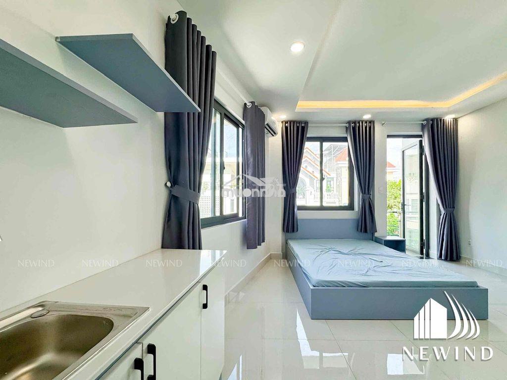 Cho thuê căn hộ ban công gần phú mỹ hưng đường lớn không ngập nhà mới - 2
