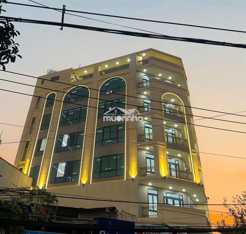 Cho thuê tòa nhà văn phòng mt tân hòa đông 7x35m 1 trệt 7lầu thang máy