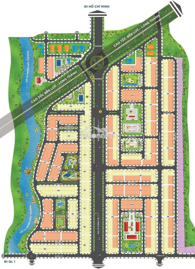 Shouphouse the sol city duong 50 mét đối diện chợ hưng long bình chánh - 4