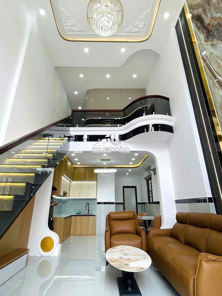 Nhà 1 trệt 1 lửng 4.5x16m gần chợ thới tứ - full nội thất - 2