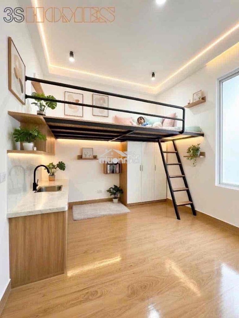 Phòng gác lửng máy lạnh gần vlu cs2, sát emart pvt, gần ng xí, pvđ - 4