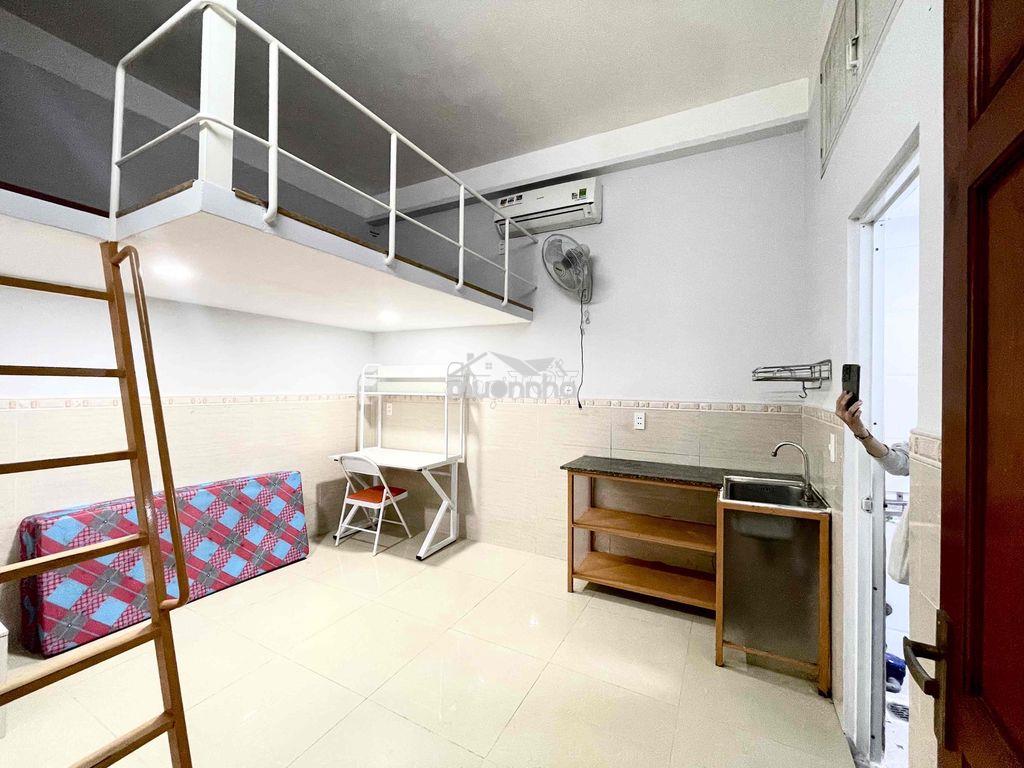 Phòng trọ có gác có điều hoà, thang máy. mới keng nước uống miễn phí - 4